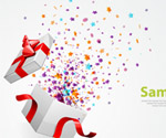 Magic Gift Box Vector Illustration